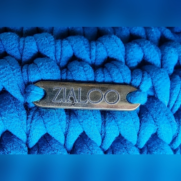 Zialoo Tapah Elegant Turquoise Braided Shoulder Bag - Picture 6 of 15